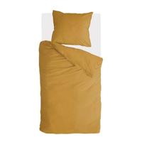 Walra Vintage Cotton Dekbedovertrek 140 x 220/240 cm - Honing mosterd - thumbnail