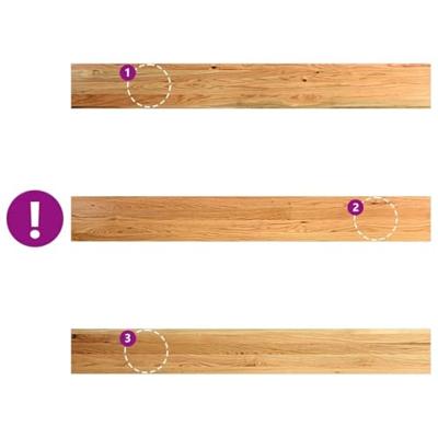 Vensterbanken 2 st 160x20x2 cm massief eikenhout lichtbruin Vensterbanken 2 st 160x20x2 cm massief eikenhout lichtbruin