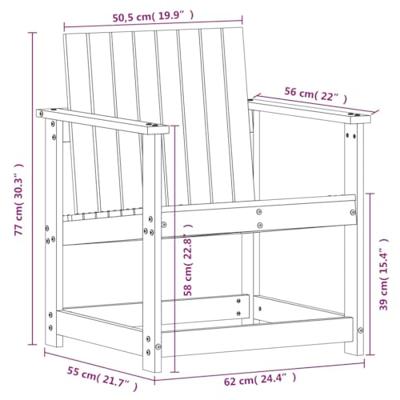 3-delige Loungeset gempregneerd grenenhout 3-delige Loungeset gempregneerd grenenhout