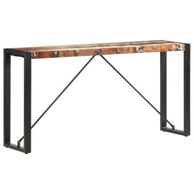 VidaXL Wandtafel 150x35x76 cm massief gerecycled hout
