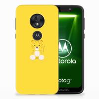 Motorola Moto G7 Play Telefoonhoesje met Naam Baby Leopard - thumbnail