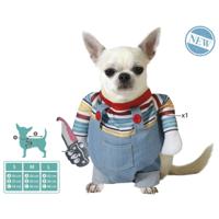 ATOSA Kostuum voor huisdieren, Halloween, meerkleurig, met overall - thumbnail
