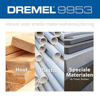 Dremel 26159953DM Raspelfräser RVS Rasp 9.5 mm 1 stuk(s) - thumbnail