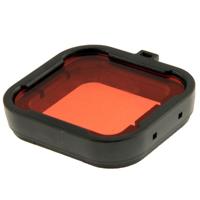 Polar Pro Aqua kubus Snap-on duik huisvesting Filter voor de GoPro HERO4 /3+(Red) - thumbnail