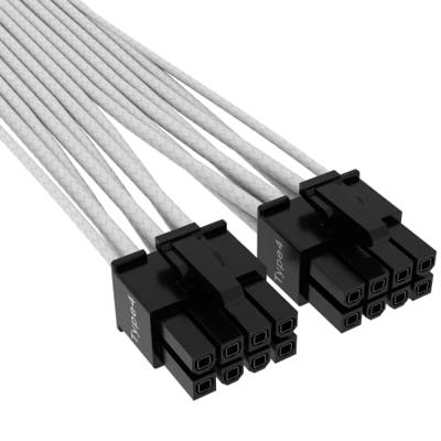 Corsair Premium Sleeved PCIe 5.0 12VHPWR PSU Adapterkabel - thumbnail