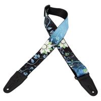 Levys Leathers MPD2-038 Flowers polyester gitaarband - thumbnail