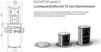 Bachmann 928.003 Stekkerdoostoren 3-voudig Zilver, Zwart 1 stuk(s) - thumbnail