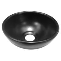 Opzetwaskom Wiesbaden Consilio Wastafel 20x20x9 cm Mat Zwart - thumbnail