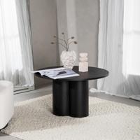 Nohr Ronde Salontafel 'Anh' 80cm, kleur Zwart - thumbnail