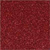 Creativ Company Opstrijkfolie glitter rood, a5 - thumbnail