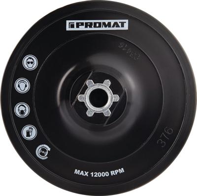 Promat/Tecwerk Steunschijf | d. 125 mm | M14 | vastklittend - 4000841711