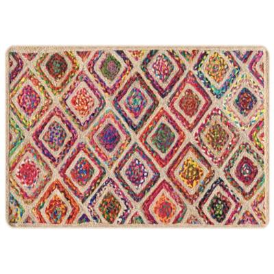 VidaXL Vloerkleed wasbaar anti-slip 160x230 cm meerkleurig - thumbnail