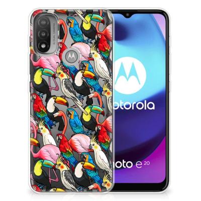 Motorola Moto E20 | E40 | TPU Hoesje | Birds