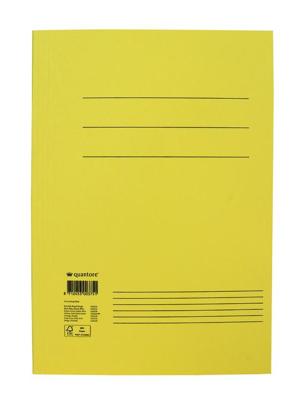 Dossiermap quantore fo 250gr geel