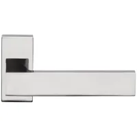 Formani Square LSQ4/Q32G deurkruk dubbel geveerd op rozet - gepolijst RVS - thumbnail