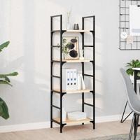 Wandschappen 3 st zwevend 40x30x2 cm onbehandeld acaciahout - thumbnail