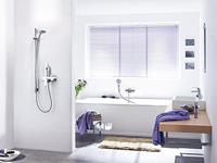 GROHE Eurodisc Cosmopolitan badkraan met omstel en koppelingen 46mm inclusief garnituur chroom 33395002 - thumbnail