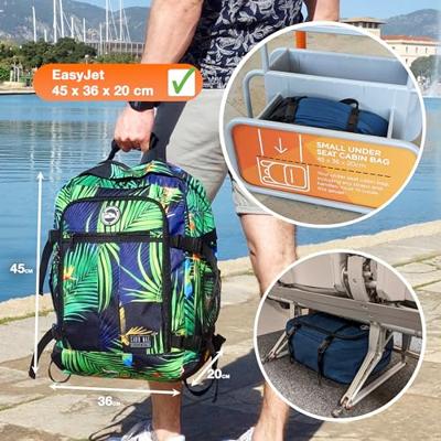 Cabin Max Metz - 30L - EasyJet Rugzak - 45x36x20 - Bodo Green - thumbnail