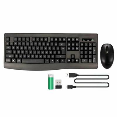 Toetsenbord en muis Bluestork Clavier Souris Sans Fil Zwart