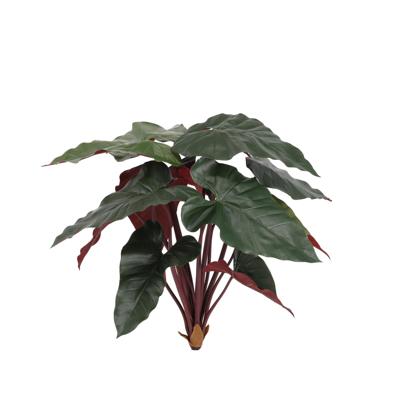 Philodendron kunstplant Deluxe 80cm Burgundy