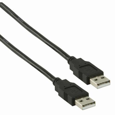 USB 2.0-Kabel | A Male - A Male | 2,0 m | Zwart