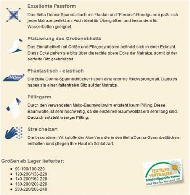 Bella Donna Bella Donna Hoeslaken Jersey Lits-Jumeaux poeder-0110 180/200-200/220