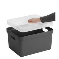 Sigma Home Opbergbox 13L antraciet - thumbnail