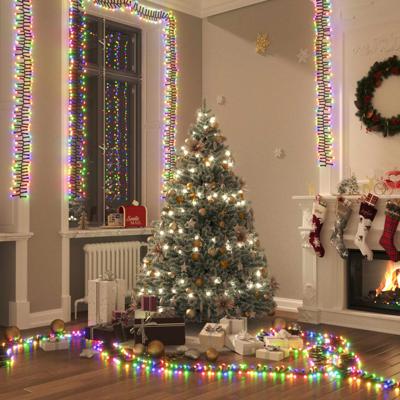VidaXL Lichtslinger cluster met 1000 led's meerkleurig 11 m pvc