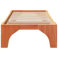 Bedframe met opslag Bruin 90 x 200 cm Massief grenenhout - thumbnail