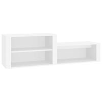 VidaXL Schoenenkast 150x35x45 cm bewerkt hout wit - thumbnail