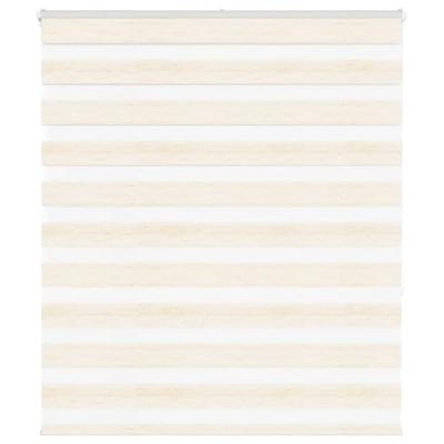 VidaXL Zebra rolgordijn 135x150 cm stofbreedte 130,9 cm marmerbeige VidaXL Zebra rolgordijn 135x150 cm stofbreedte 130,9 cm marmerbeige