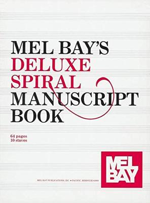 Mel Bay Deluxe Spiral Manuscript muziekpapier 10 balks
