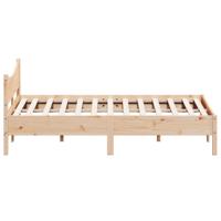 Bedframe zonder matras massief grenenhout 150x200 cm - thumbnail