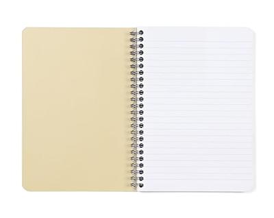 Clairefontaine FOREVER spiraalschrift, gerecycleerd, A5, 90g, 120 bladzijden, gelijnd, groen