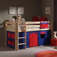 Gordijn Charlie Blauw/Rood - thumbnail