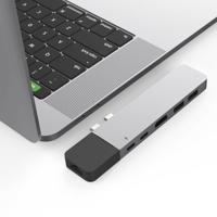 Hyper Drive USB C Hub, Dual Type C Hub Adapter voor MacBook Pro 2020 2019, Multi-Port Thunderbolt USB-C Dongle w Gigabit Ethernet, 40Gb/s C-USB 100W, 5Gb/s Type-C w 60W PD, 4K HDMI - thumbnail
