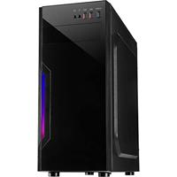 Inter-Tech b-42 rgb midi tower behuizing (zwart | 3x usb-a | rgb | window) - thumbnail