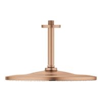 Hoofddoucheset GROHE Rainshower 310 Rond Plafond, Mono 9,5 L/M, Warm Sunset Geborsteld - thumbnail