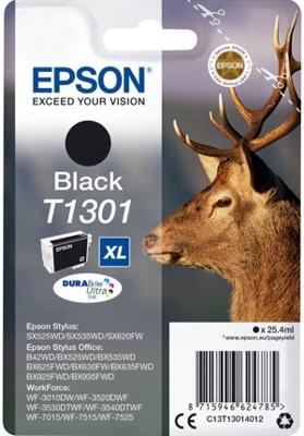 Epson inktcartridge T1301, 945 pagina's, OEM C13T13014012, zwart