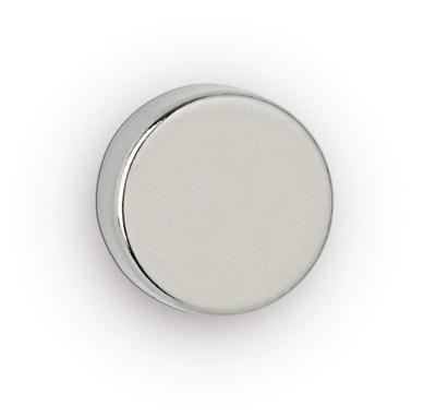 MAUL neodymium schijfmagneet, ft 12 x 3 mm, trekkracht 2,5 kg, zilver, blister van 10 stuks MAUL neodymium schijfmagneet, ft 12 x 3 mm, trekkracht 2,5 kg, zilver, blister van 10 stuks