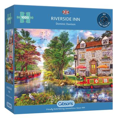 Riverside Inn Puzzel 1000 Stukjes Riverside Inn Puzzel 1000 Stukjes