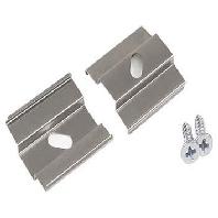 Brumberg 70451322 53020000 Bevestigingsset Aluminium (l x b x h) 22 x 19 x 4 mm 1 stuk(s)