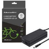 Qoltec 50760 Oplader voor e-bike accu's 36V | 42V | 2A | 5,5*2,1 - thumbnail