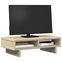 Monitorstandaard 50x27x15 cm bewerkt hout sonoma eikenkleurig - thumbnail