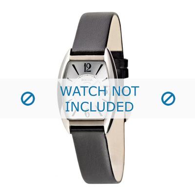 Boccia horlogeband 3157-02-BO3157-02-40 Leder Zwart Boccia horlogeband 3157-02-BO3157-02-40 Leder Zwart