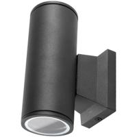 Philips LED Wandlamp Buiten - Mat Zwart Aluminium - GU10 Fitting - 4000K - thumbnail