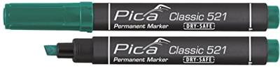 Pica Permanentmarker | zwart | streepbreedte 2-6 mm | spitse punt | 10 stuks - 521/46 - 521/46 Pica Permanentmarker | zwart | streepbreedte 2-6 mm | spitse punt | 10 stuks - 521/46 - 521/46