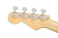 Fender Fullerton Strat Uke WN White Pickguard Candy Apple Red elektrische-akoestische concert ukelele - thumbnail