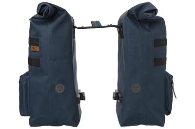 AGU Convoy Dubbele Fietstas Urban Click&apos;nGo MIK - Blauw - Waterdicht