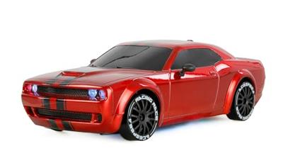 Amewi 1:20 RC modelauto voor beginners Elektro Straatmodel Muscle Car Onroad/Drift Rood 4WD RTR 2,4 GHz Met lichteffect, Incl. accu en laadkabel